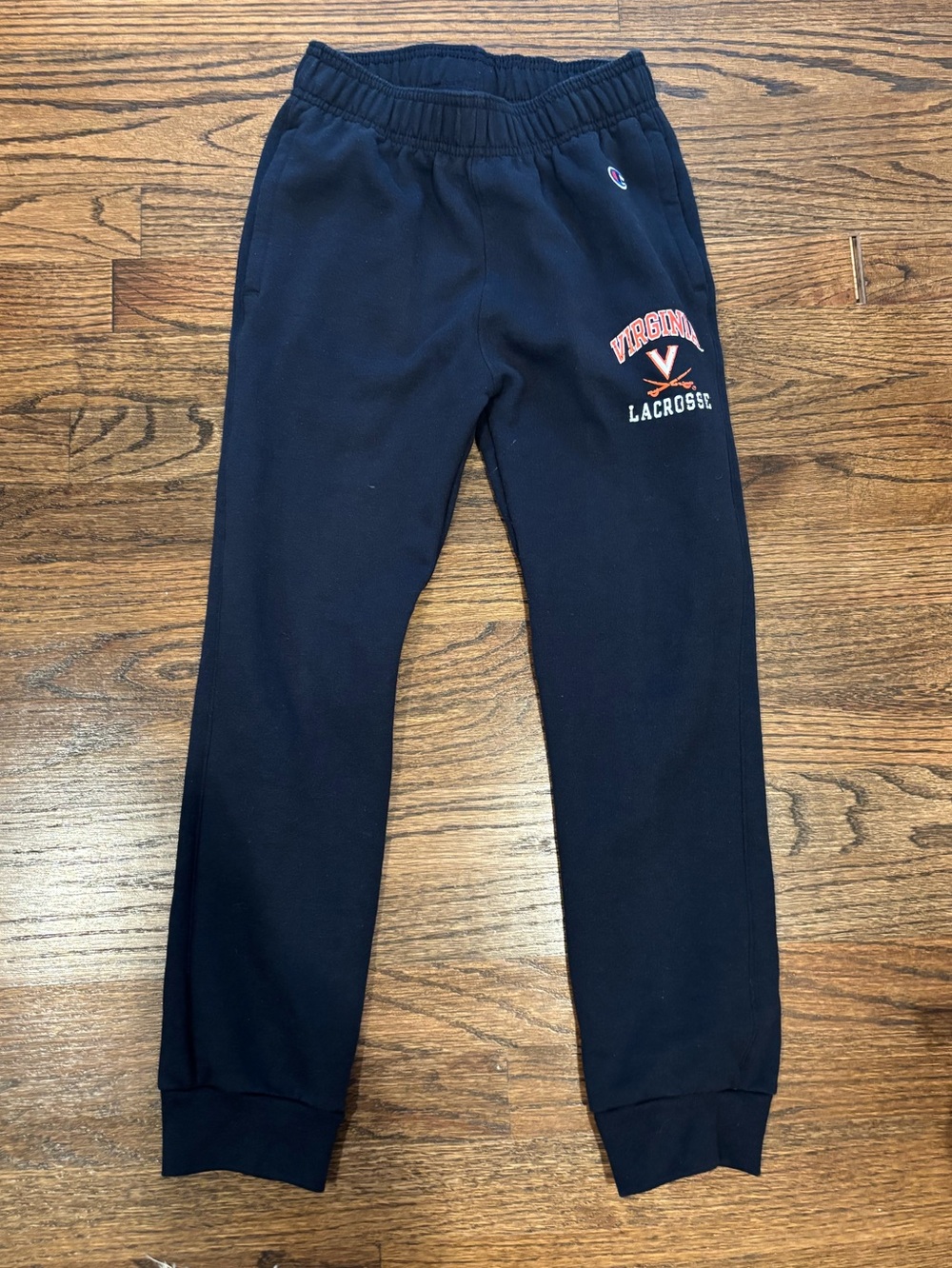 Champion boysKids' Navy Virginia Lacrosse Sweatpants 7 8 UVA